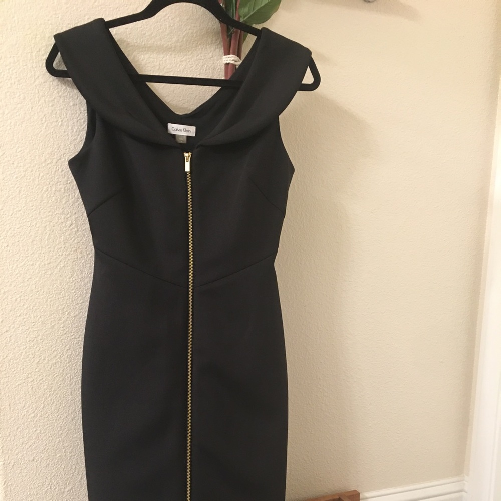 Calvin Klein sleek party dress